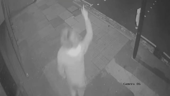 CCTV captures killer on rampage before he murdered stranger 'for the people of Gaza'.mp4