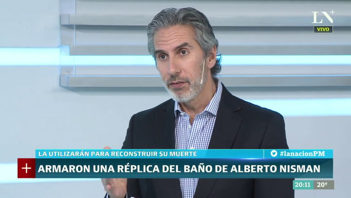Gendarmería montó una réplica del baño de Alberto Nisman