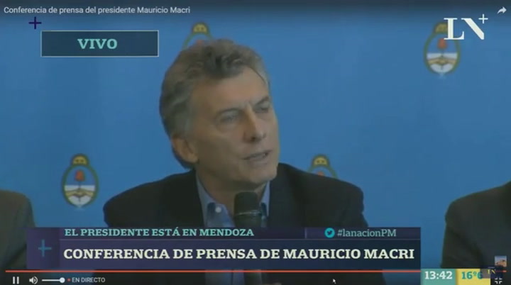 Macri: 'Siempre estuve en contra del 2x1, más aún por crímenes de lesa humanidad'