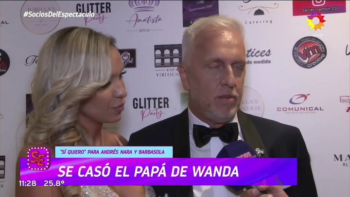 Andrés Nara habló sobre la ausencia de sus hijas en su casamiento