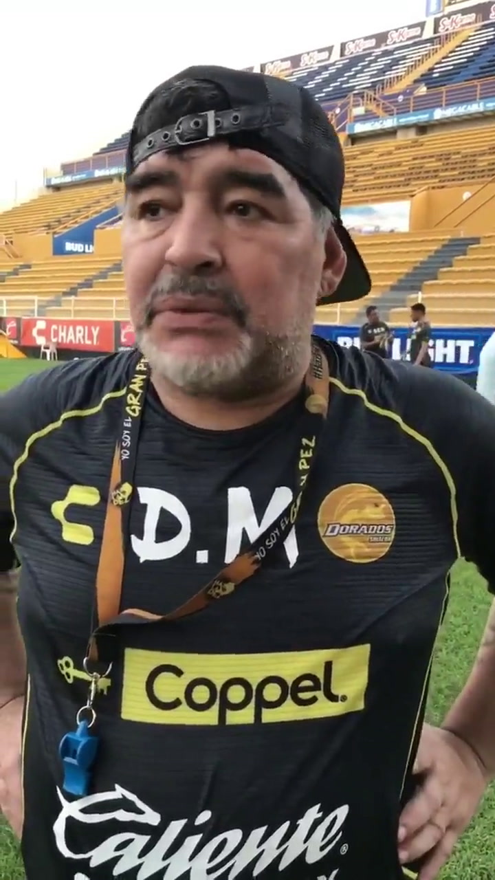 Maradona: 'Si me dijeran de ir a Hollywood, diría que no' - Fuente: Facebook