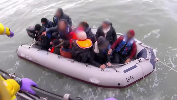 RNLI release migrant rescue footage for the first time