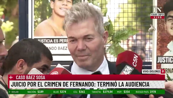 Hablaron los padres de Fernando Báez Sosa: 'Quiero decirle al país que la única víctima es Fernando'