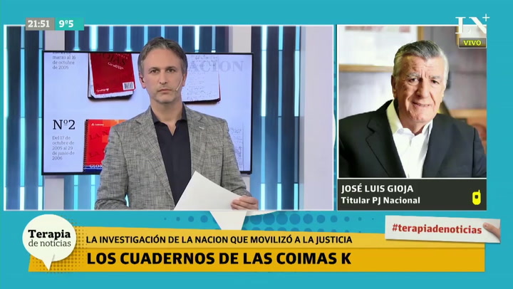 José Luis Gioja:'A Bonadio le gusta mucho la televisión y la imagen'