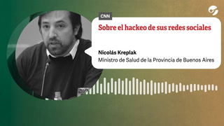 Nicolás Kreplak se refirió al hackeo de sus cuentas