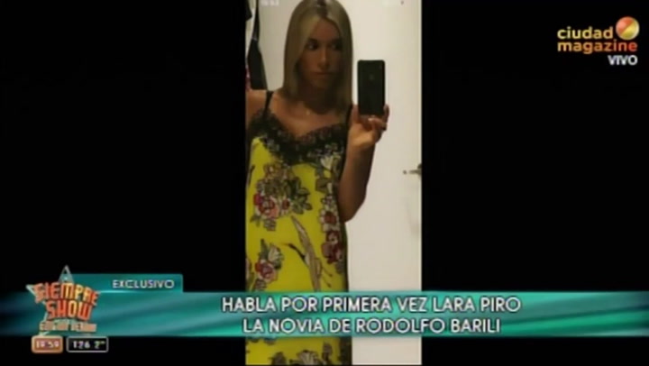 Lara Piro habló de su noviazgo con Rodolfo Barili: 'No esperábamos este amor' - Fuente: Siempre Show