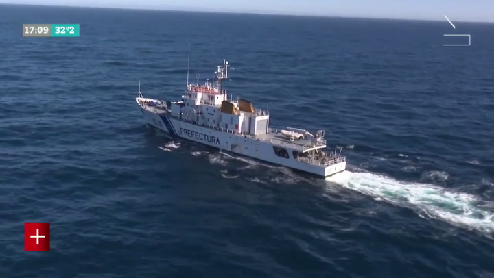 Capturaron un buque español que navegaba en zona económica exclusiva argentina