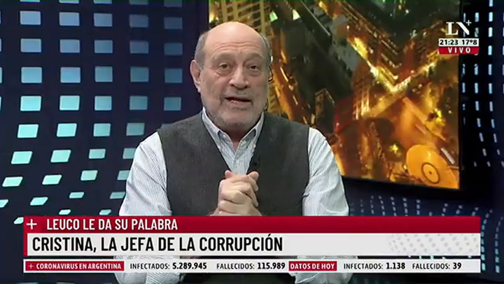 Alfreo Leuco, sobre la investigación de La Cornisa: 'Cristina fue la jefa de la corrupción K'