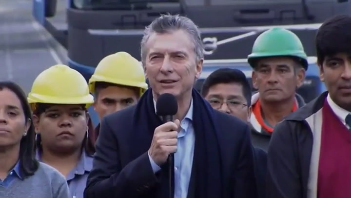 La palabra de Macri durante la inauguración del Paseo del Bajo - Fuente: YouTube