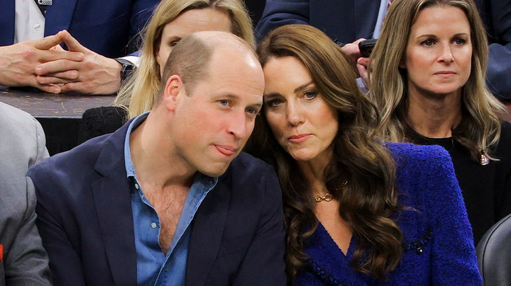 William and Kate appear courtside at Boston Celtics game amid palace racism row