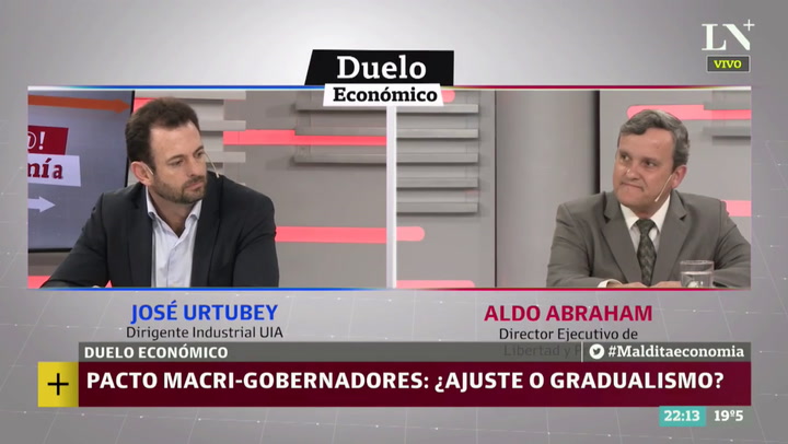 El duelo económico entre José Urtubey y Aldo Abraham