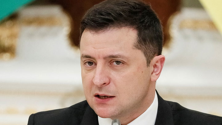 Watch live as Ukraine president Volodymyr Zelensky speaks amid tensions with Russia