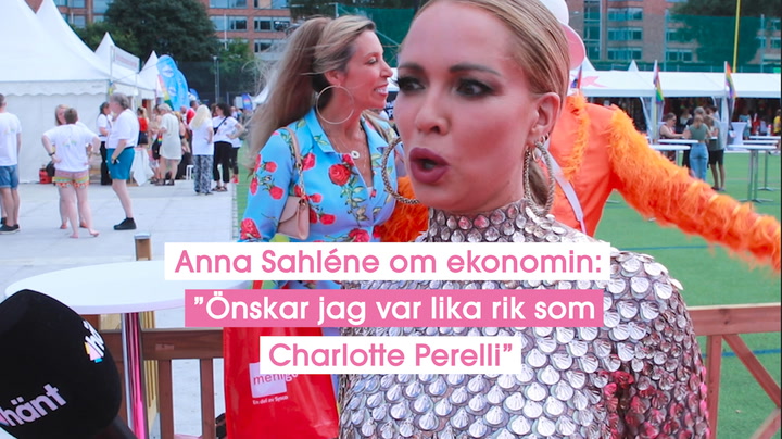 Anna Sahléne om ekonomin: ”Önskar jag var lika rik som Charlotte Perrelli”