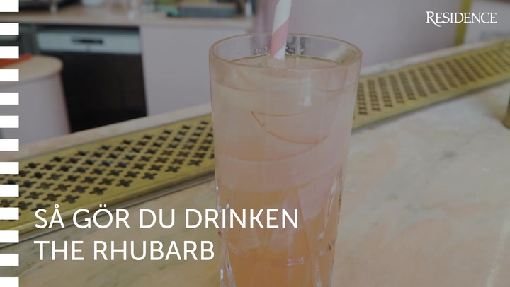 Så gör du drinken The rhubarb