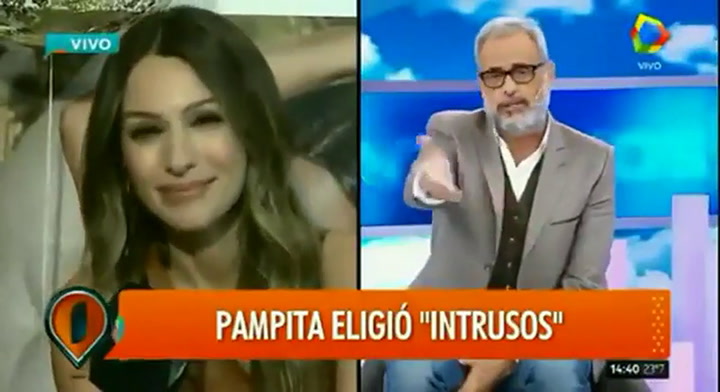 Pampita y su regreso a la TV - Fuente: Intrusos