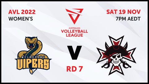 19 November - Australian Volleyball League Womens 2022 - R7 - Melbourne Vipers v Queensland Pirates