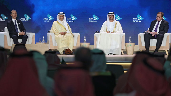 Watch live as world leaders gather in Sharm el-Sheikh for day one of the Saudi Green Initiative Forum