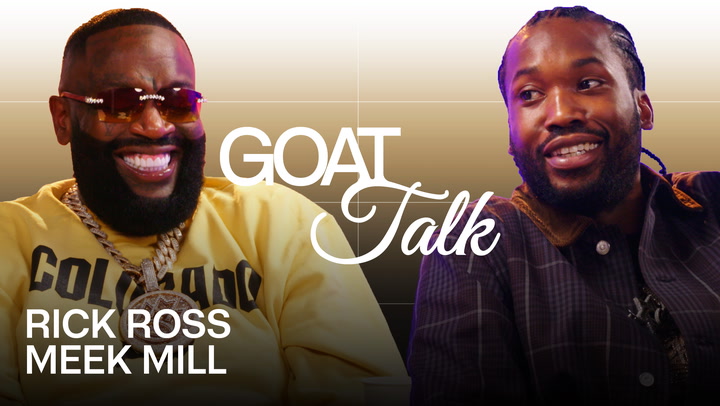 Ahead of their collaborative album release Too Good to Be True, Rick Ross and Meek Mill declare their GOAT rapper, farm animal, and a word of relationship advice for Will Smith.

This is GOAT Talk, a show where we ask today’s greats to crown their all-time greats.