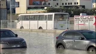 Dubai: Cars abandoned in flooded streets as UAE begins clean up