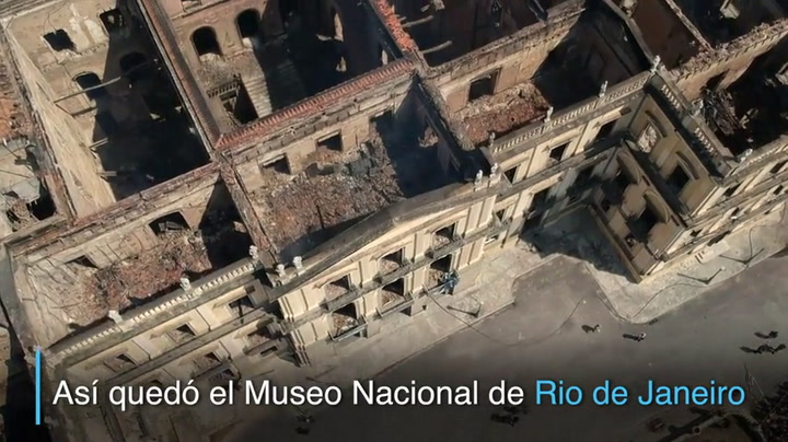 Incendio devoró museo nacional de Rio - Fuente: AFP