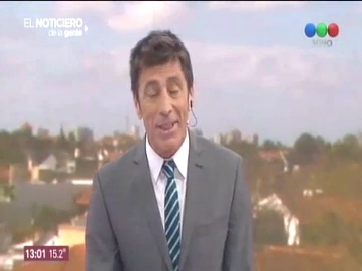 Así fue el debut de Nicolás Repetto en el noticiero de Telefe