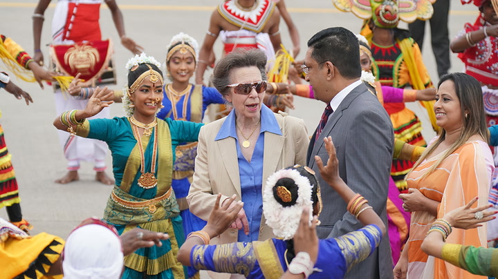 Princess Royal welcomed to Sri Lanka with traditional dance display_Original Video_m245655.mp4