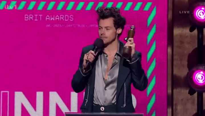 Harry Styles wins Artist of the Year at 2023 Brit Awards