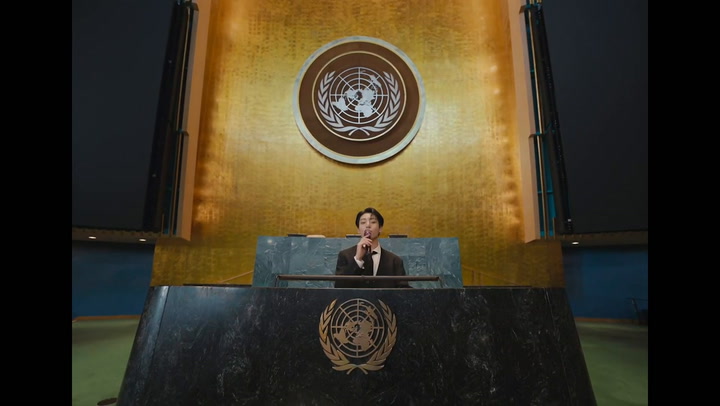 La presentación de BTS en la ONU (Fuente: ONU)