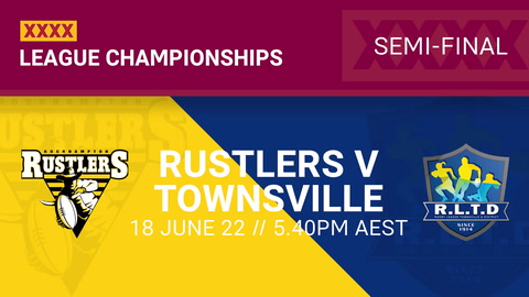 Rockhampton Rustlers v Townsville Blackhawks