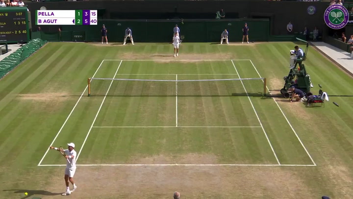 Agut derrotó a Pella y ya está en semifinales de Wimbledon - Fuente: Wimbledon
