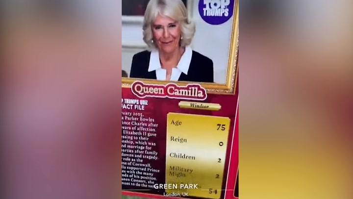 Royal Top Trumps spotted in Green Park during King's coronation