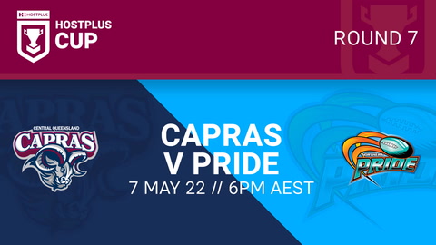 Central Queensland Capras - HC v Northern Pride - HC