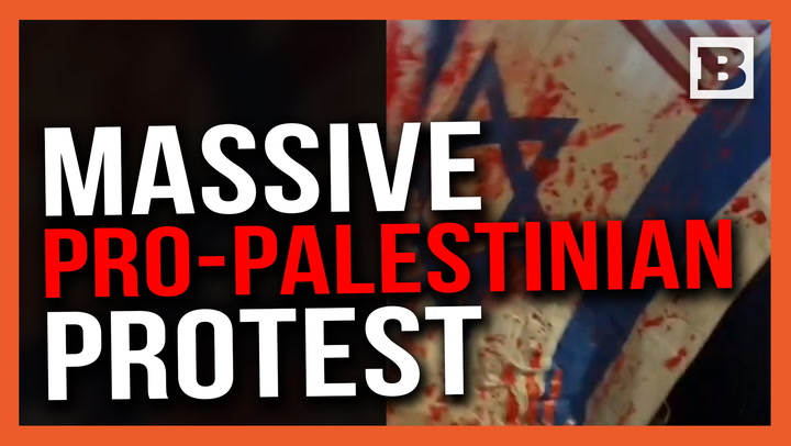 Mega Grinches! Massive Pro-Palestinian Protest Swarms Rockefeller Christmas Tree Lighting