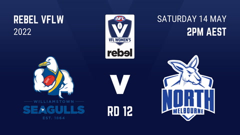 14 May - VFLW - R12 - Williamstown v North Melbourne