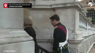 La primera ministra llegó a Buckingham para reunirse con el Rey Carlos III