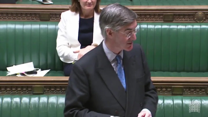 Tories won’t wear masks in Commons because they ‘know each other’, Rees-Mogg says