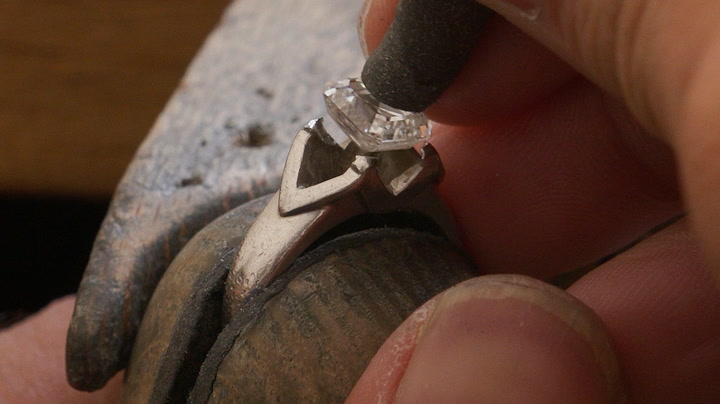 Jewelers melt 3 rings into one