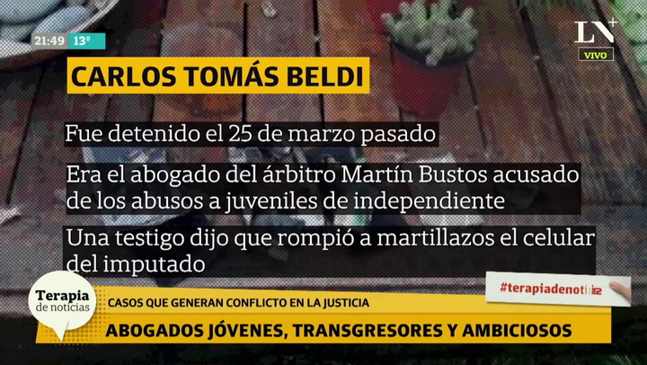 Primer caso, Carlos Beldi: el abogado del árbitro Martín Bustos