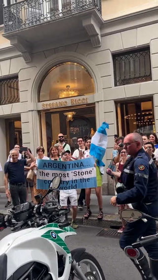 La bienvenida argentina a Keith Richards en Milan: "El país más stone del mundo"