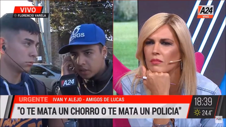 La pregunta de Viviana Canosa a los amigos de Lucas que causó indignación en las redes