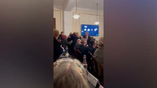Watch: Pro-Palestine protesters storm local council meeting