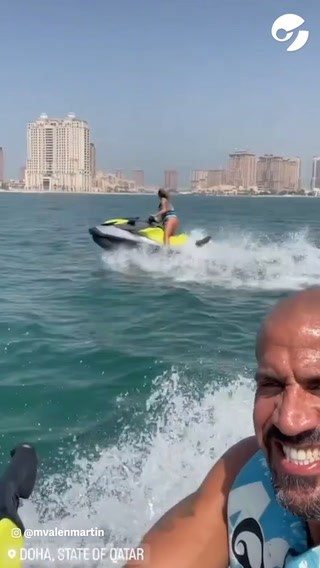 El video de Verón en las costas de Qatar