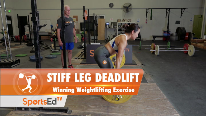 Romanian Deadlift or Stiff Leg Deadlift - Winning Weightlifting Exercise