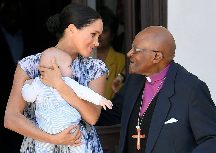 Desmond Tutu: Prince Harry and Meghan Markle pay tribute to ‘friend and icon'