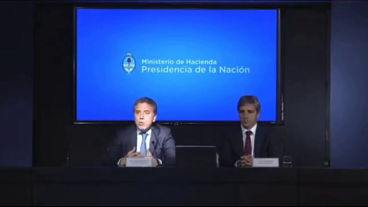 Dujovne: “La Argentina no puede seguir viviendo de prestado” - Fuente: YouTube