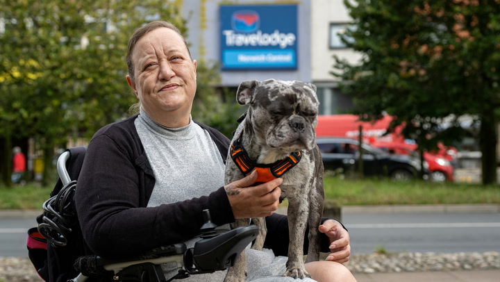 Disabled grandmother forced out of flat by fire fears another Christmas in a Travelodge