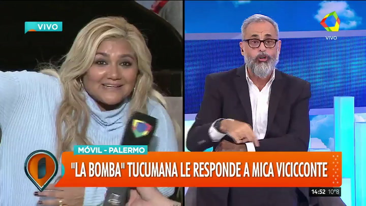 La bomba' tucumana en Intrusos - Fuente: América tv