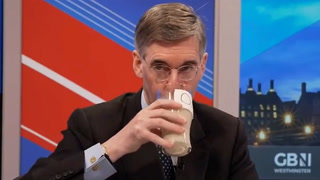 Jacob Rees-Mogg performs bizarre milk taste test live on GB News