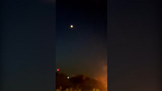 Watch: Explosions over Iran city as Israel launches missile attack