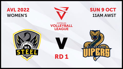 9 Oct - R1 - Women's- WA Steel v Melbourne Vipers